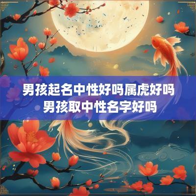 男孩起名中性好吗属虎好吗 男孩取中性名字好吗
