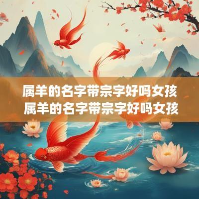 属羊的名字带宗字好吗女孩 属羊的名字带宗字好吗女孩子