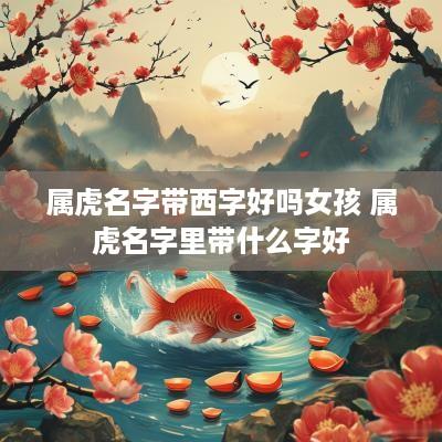 属虎名字带西字好吗女孩 属虎名字里带什么字好