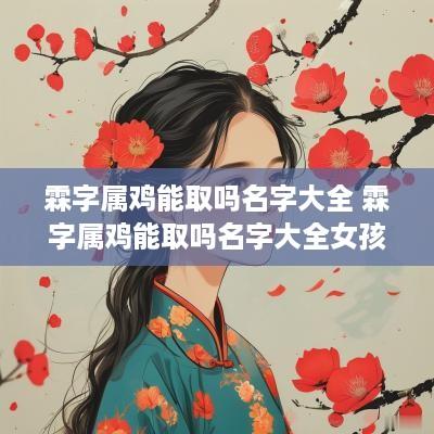 霖字属鸡能取吗名字大全 霖字属鸡能取吗名字大全女孩