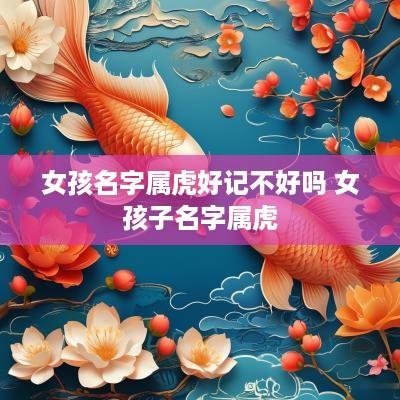 女孩名字属虎好记不好吗 女孩子名字属虎