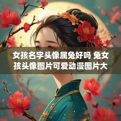 女孩名字头像属兔好吗 兔女孩头像图片可爱动漫图片大全