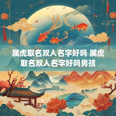 属虎取名双人名字好吗 属虎取名双人名字好吗男孩