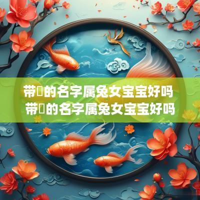 带璟的名字属兔女宝宝好吗 带璟的名字属兔女宝宝好吗