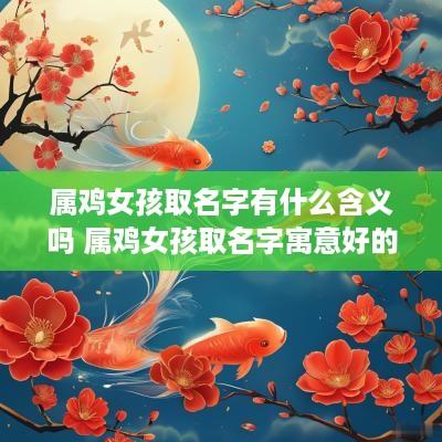 属鸡女孩取名字有什么含义吗 属鸡女孩取名字寓意好的字
