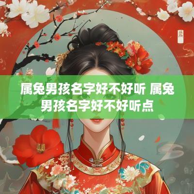 属兔男孩名字好不好听 属兔男孩名字好不好听点