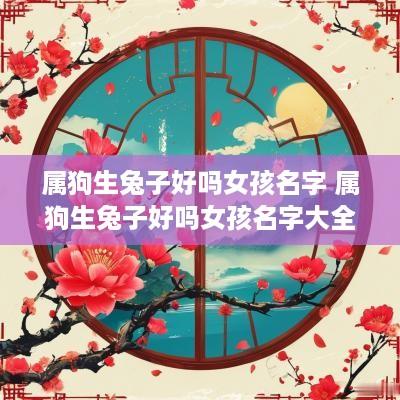 属狗生兔子好吗女孩名字 属狗生兔子好吗女孩名字大全