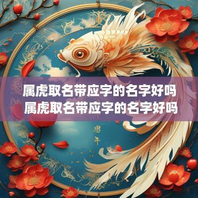 属虎取名带应字的名字好吗 属虎取名带应字的名字好吗男孩