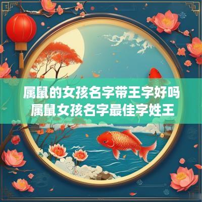 属鼠的女孩名字带王字好吗 属鼠女孩名字最佳字姓王