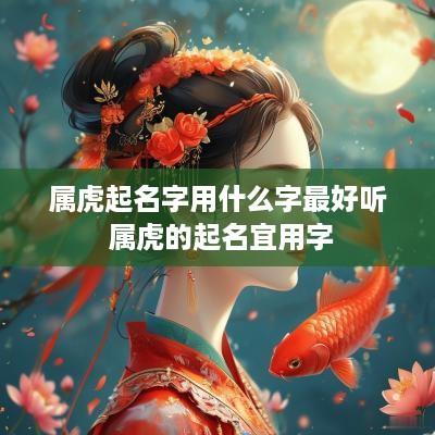 属虎起名字用什么字最好听 属虎的起名宜用字
