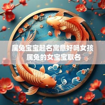 属兔宝宝起名寓意好吗女孩 属兔的女宝宝取名