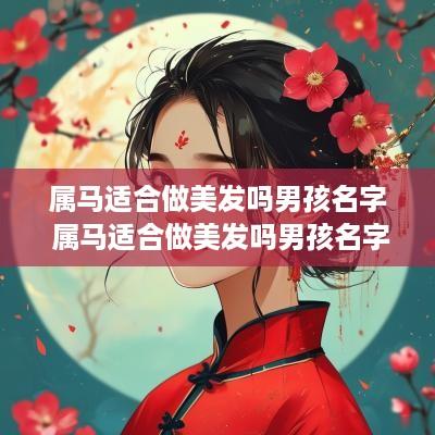 属马适合做美发吗男孩名字 属马适合做美发吗男孩名字叫什么