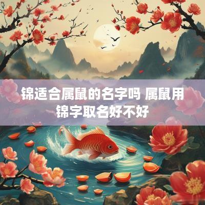 锦适合属鼠的名字吗 属鼠用锦字取名好不好