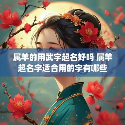 属羊的用武字起名好吗 属羊起名字适合用的字有哪些