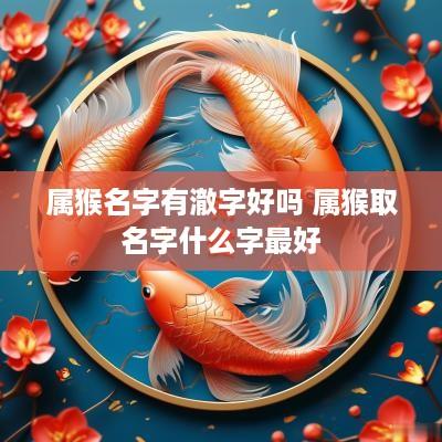 属猴名字有澈字好吗 属猴取名字什么字最好