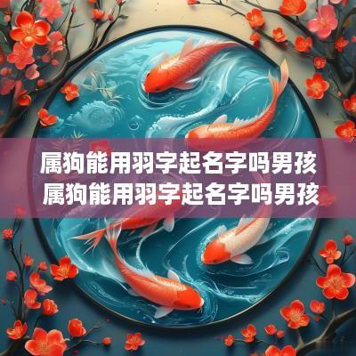 属狗能用羽字起名字吗男孩 属狗能用羽字起名字吗男孩子