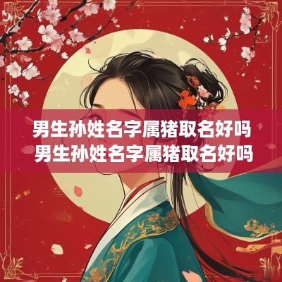 男生孙姓名字属猪取名好吗 男生孙姓名字属猪取名好吗怎么取