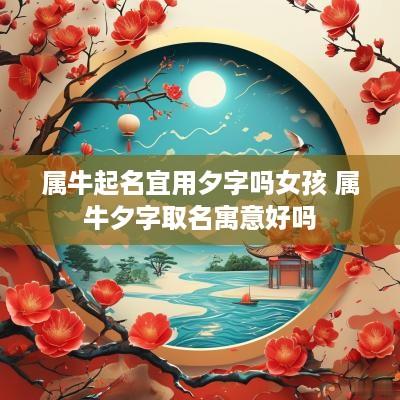 属牛起名宜用夕字吗女孩 属牛夕字取名寓意好吗