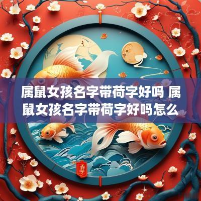 属鼠女孩名字带荷字好吗 属鼠女孩名字带荷字好吗怎么取