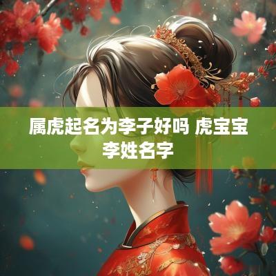 属虎起名为李子好吗 虎宝宝李姓名字