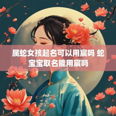 属蛇女孩起名可以用宸吗 蛇宝宝取名能用宸吗