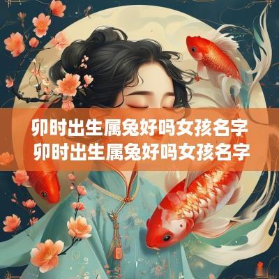 卯时出生属兔好吗女孩名字 卯时出生属兔好吗女孩名字大全