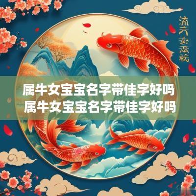 属牛女宝宝名字带佳字好吗 属牛女宝宝名字带佳字好吗