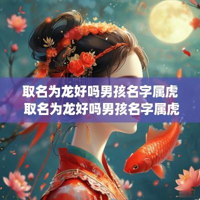 取名为龙好吗男孩名字属虎 取名为龙好吗男孩名字属虎的