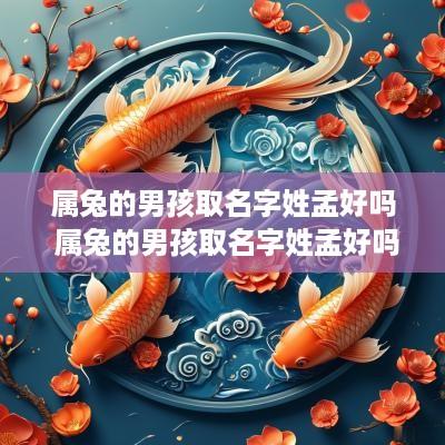属兔的男孩取名字姓孟好吗 属兔的男孩取名字姓孟好吗怎么取