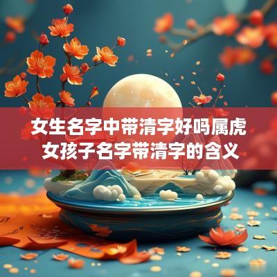 女生名字中带清字好吗属虎 女孩子名字带清字的含义