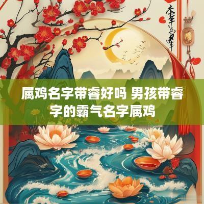 属鸡名字带睿好吗 男孩带睿字的霸气名字属鸡