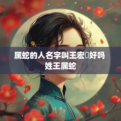 属蛇的人名字叫王宏燊好吗 姓王属蛇