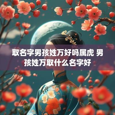 取名字男孩姓万好吗属虎 男孩姓万取什么名字好