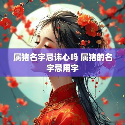 属猪名字忌讳心吗 属猪的名字忌用字