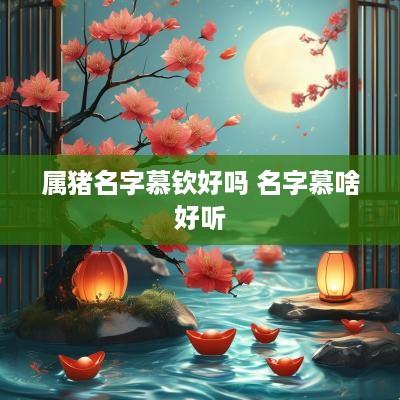 属猪名字慕钦好吗 名字慕啥好听