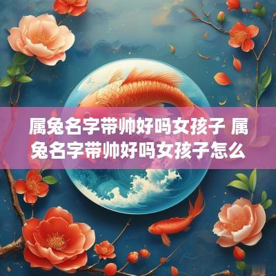 属兔名字带帅好吗女孩子 属兔名字带帅好吗女孩子怎么取