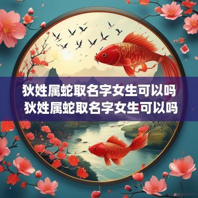 狄姓属蛇取名字女生可以吗 狄姓属蛇取名字女生可以吗