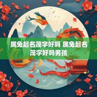 属兔起名茂字好吗 属兔起名茂字好吗男孩