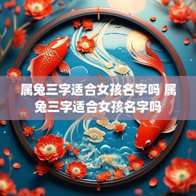 属兔三字适合女孩名字吗 属兔三字适合女孩名字吗