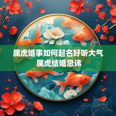 属虎婚事如何起名好听大气 属虎结婚忌讳