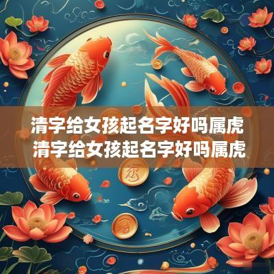 清字给女孩起名字好吗属虎 清字给女孩起名字好吗属虎男孩