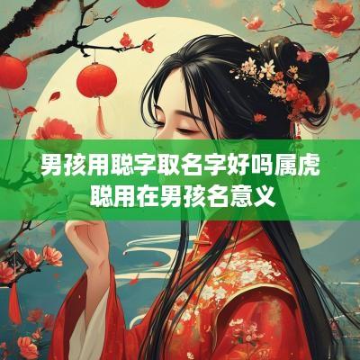 男孩用聪字取名字好吗属虎 聪用在男孩名意义