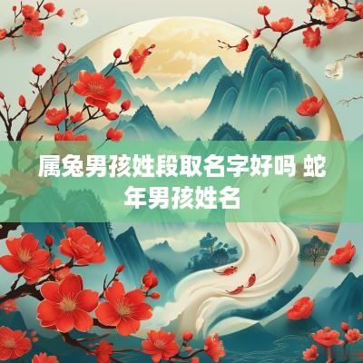 属兔男孩姓段取名字好吗 蛇年男孩姓名
