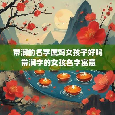 带润的名字属鸡女孩子好吗 带润字的女孩名字寓意