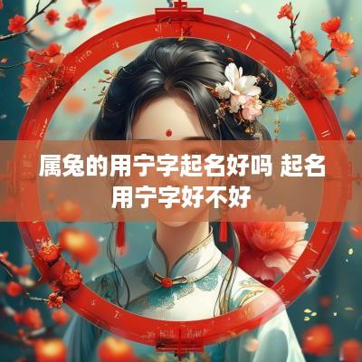 属兔的用宁字起名好吗 起名用宁字好不好