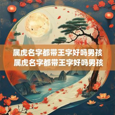 属虎名字都带王字好吗男孩 属虎名字都带王字好吗男孩子