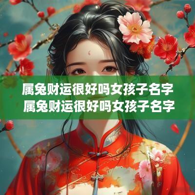 属兔财运很好吗女孩子名字 属兔财运很好吗女孩子名字叫什么