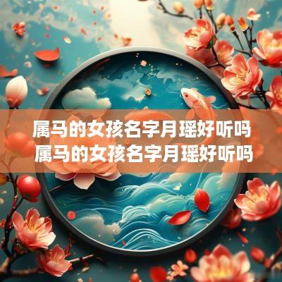 属马的女孩名字月瑶好听吗 属马的女孩名字月瑶好听吗怎么取
