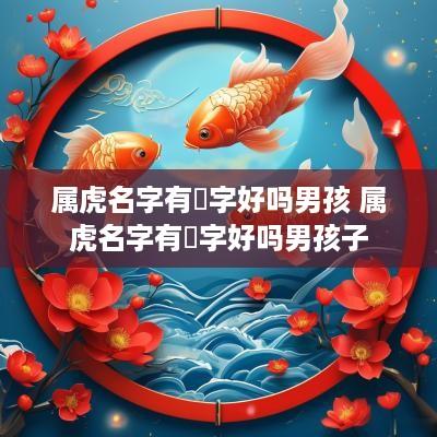 属虎名字有璟字好吗男孩 属虎名字有璟字好吗男孩子