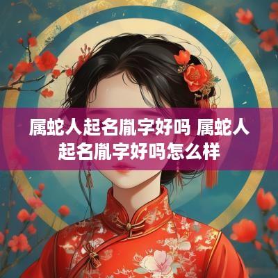 属蛇人起名胤字好吗 属蛇人起名胤字好吗怎么样